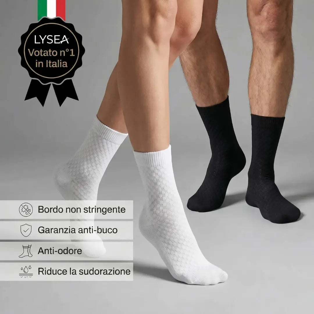 CALCETINES LYSEA DE MEDIA PIERNA DE FIBRA DE BAMBÚ PREMIUM