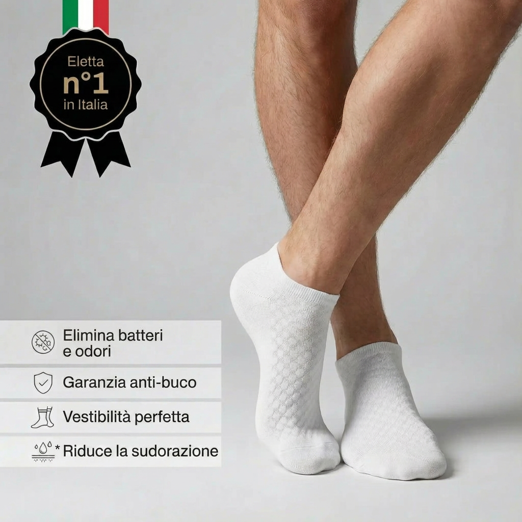 CALCETINES LYSEA CORTOS INVISIBLES DE FIBRA DE BAMBÚ PREMIUM